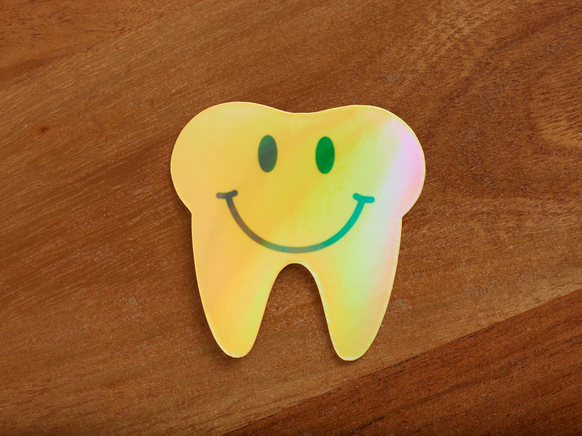 SMILEY HOLOGRAPHIC STICKER